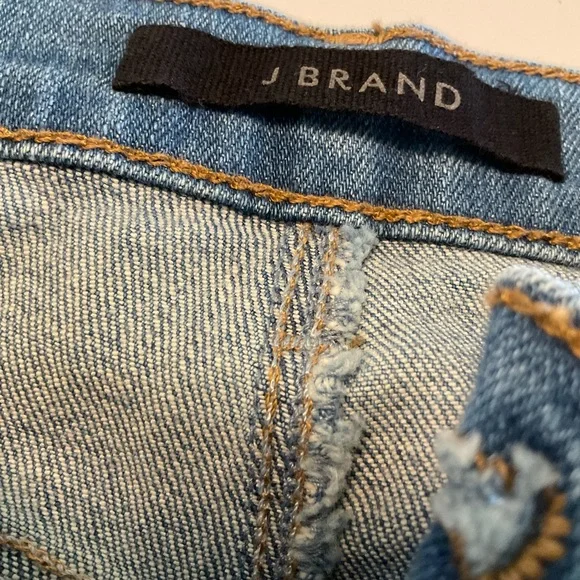 J Brand High Rise Blue Denim Flare Leg Jeans with Stretch, Size 26 - Picture 5 of 16